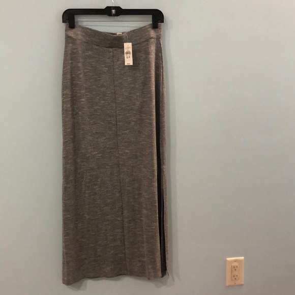 Loft Outlet Heathered Grey Maxi Skirt - Picture 1 of 2